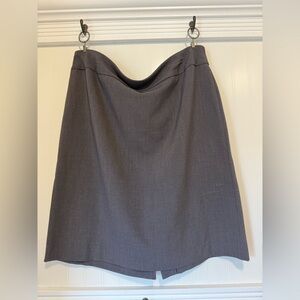 George Charcoal Pencil Skirt